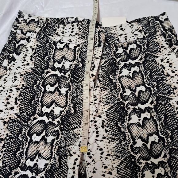 JULES & Leopold Pull on Kick Flare Capri Snakeskin - Picture 10 of 13